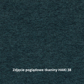 Wersalka SAMSO rozkładana z pojemnikiem na drewnianych nóżkach