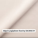 Fotel RADIUS z funkcją spania codziennego stelaż włoski z materacem 80 cm