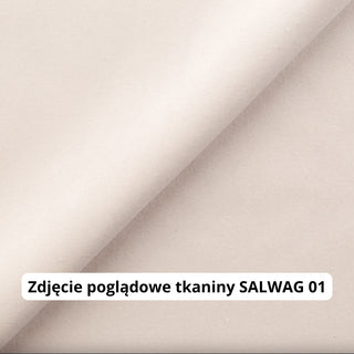 Fotel RADIUS z funkcją spania codziennego stelaż włoski z materacem 80 cm