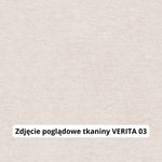Sofa EMA 3 osobowa z pojemnikiem i funkcją spania codziennego stelaż włoski z materacem 160 cm