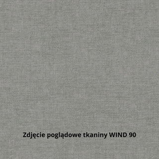 Narożnik EMA z funkcją spania codziennego stelaż włoski z materacem 140 cm i pojemnikiem na pościel