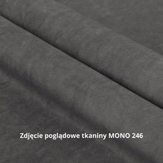 Fotel LAHTI uszak pikowany na drewnianych nóżkach