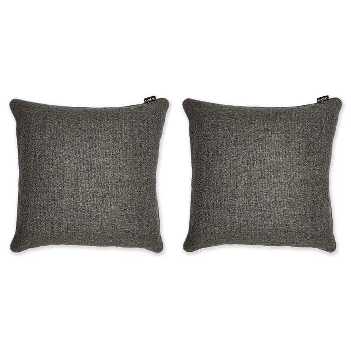 Set of 2x Classic decorative pillows with piping 45x45 cm