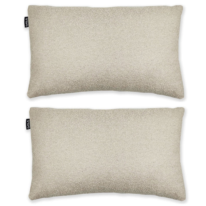 Set of 2x decorative pillows for the kidneys Basic 30x50 cm