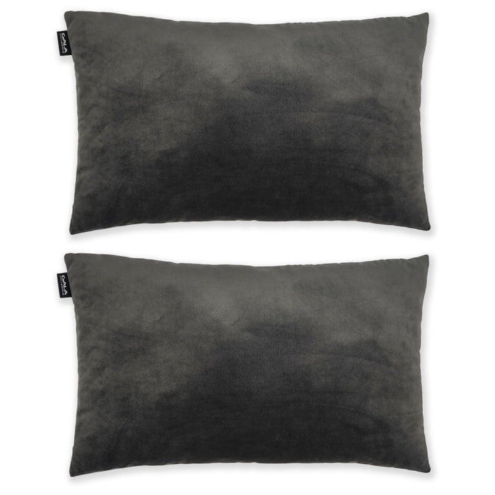 Set of 2x decorative pillows for the kidneys Basic 30x50 cm